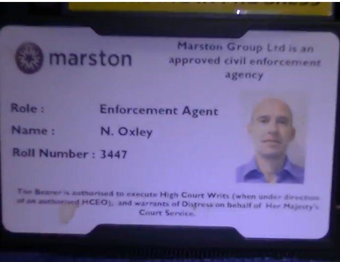 bailiffs body-worn camera